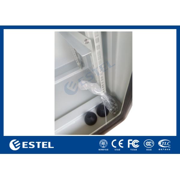 19 дюймовые шкафы для наружного телекоммуникационного оборудования IP55 водонепроницаемый корпус на полу