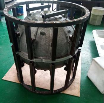 Silver Aluminum Rotational Molds Custom Logo Rotomolding Factory