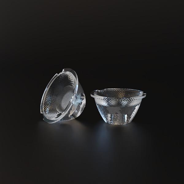 RGBCW Mixing PMMA LED Lens VA 50 Degree Downlight Lenses NO Color Drift