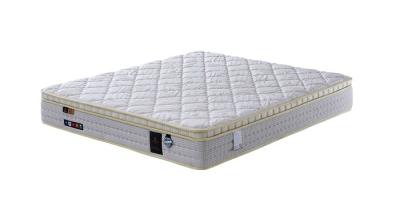 7 Inches Pocket Natural Spring Mattress With Latex  Wave Foam For Pressure Relief Support