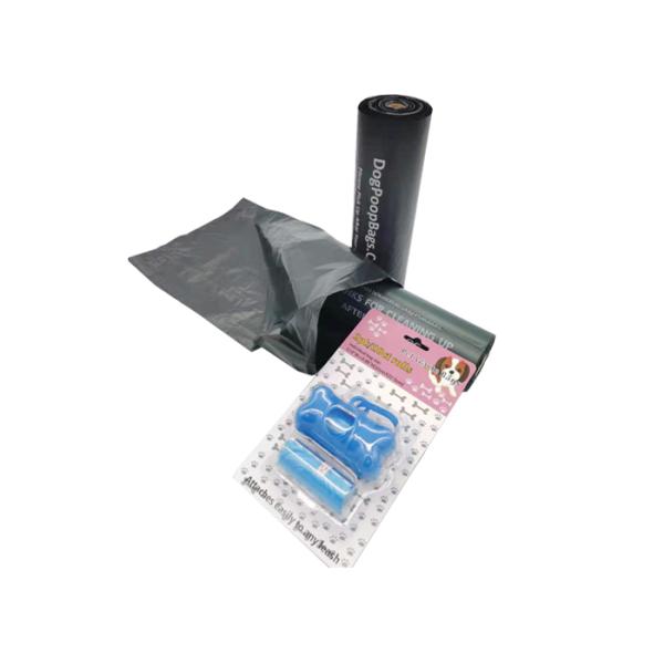 Poly Thickness 0.8Mil Dog Waste Bags Flat Bottom Seal