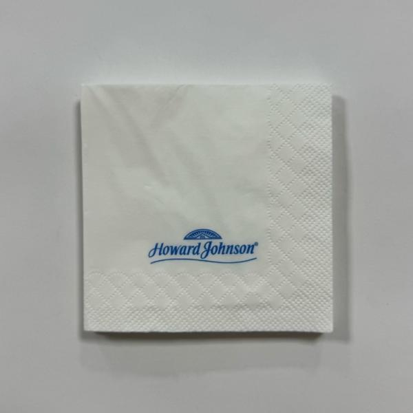 23*23cm White Beverage Napkins 20pcs/Bag OEM 2 Ply Beverage Napkins