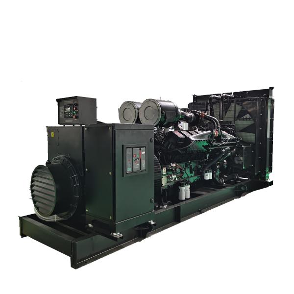 1500RPM 1500KVA gerador a diesel com motor Cummins 1200kw Genset de quadro aberto