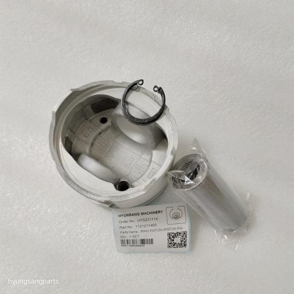 Peças sobressalentes para escavadeiras Hyunsang Anel pistão + pin de pistão 1121211460 112-12-11460 Para ZX200LC-HHE ZX210-AMS ZX210-HCME