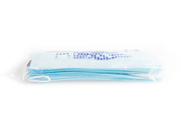 Blue Hygienic Face Mask 3 Ply Disposable Earloop Face Mask For Surgical