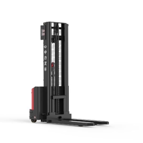 Vertical Lifting Fork Over Walkie Stacker Enforcer 24V80AH 1.5ton