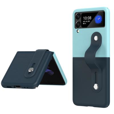RED Shockproof Holder Back Cover for Samsung Galaxy Z Flip 3 Z Fold 4 5G Phone Case