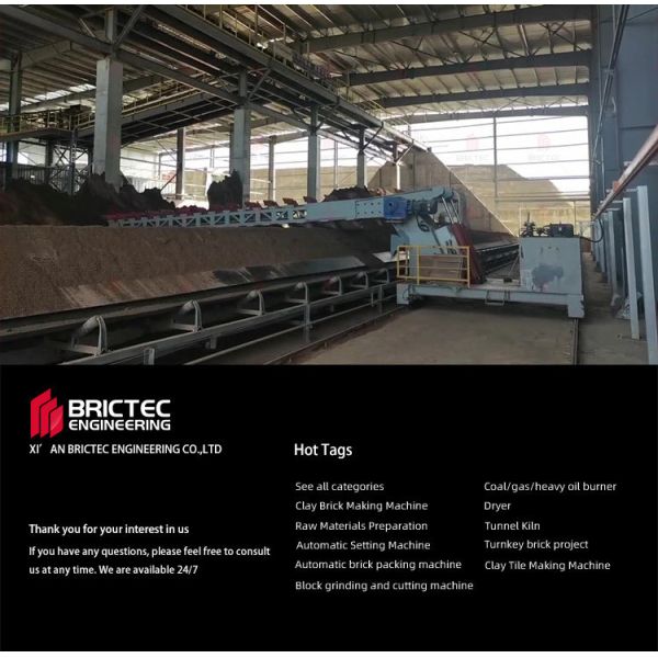 High-efficiency Continuous Operation Scraper Reclaimer with Uniform Material Reclaiming and Low-Wear Design for Clay Brick Making