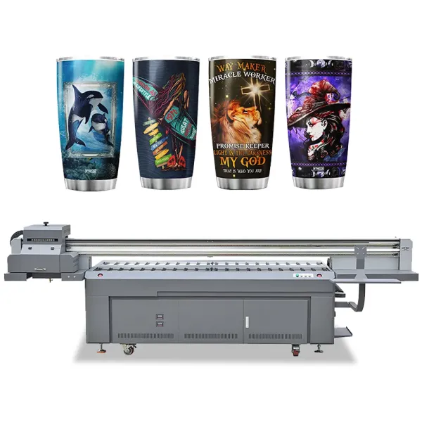 High Quality Printer 360 Round Aluminum Cans Auto UV Cylinder Printing Machine
