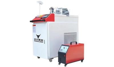 Machine de soudage laser à fibre quatre en un pour métal SS CS AL 3000W
