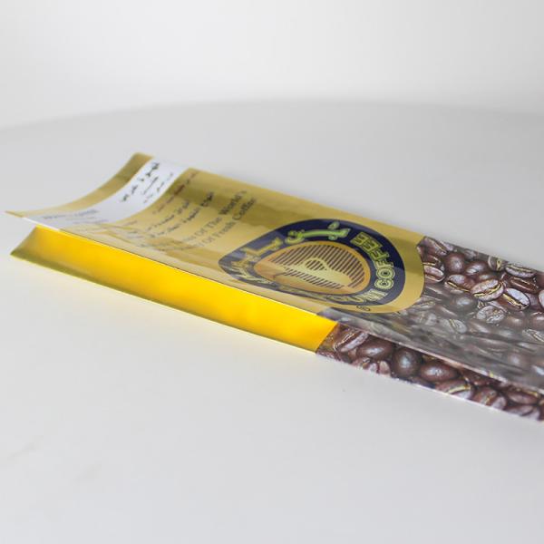 Coffee Bean Package Side Gusset Coffee Bags With Valve 250g Moisture Proof