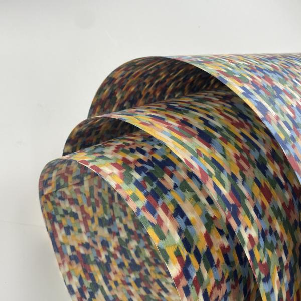 Новый дизайн искусственный красочный пятна деревянный фанера для ювелирных изделий коробка автомобиля интерьер домашнее убранство 2500 * 640 мм