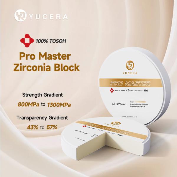 Yucera Pro Master Premium Multilayer Zirconia Dental Block High Translucency