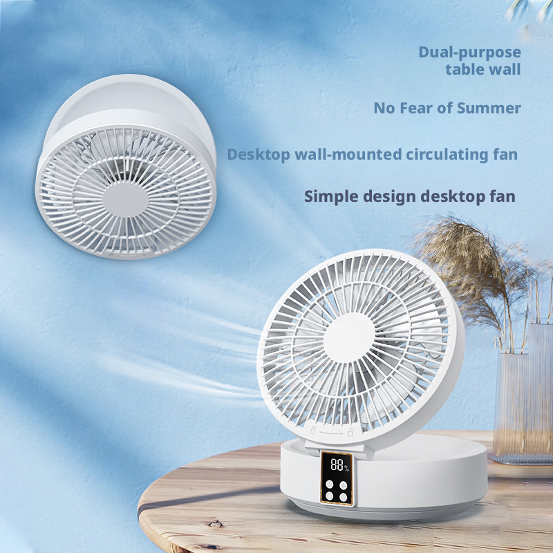 Household Portable Desk Fan Battery Powered Household Cooling Tool Custom Logo
