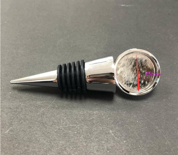 Engraved Logo Promotional Business Gifts Red Wine Glass Bottle Stopper