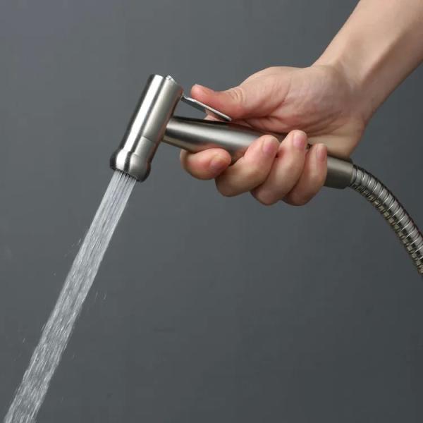 Popular Handheld Stainless Steel Toilet Shattaf Bidet Diaper Bidet Water Sprayer