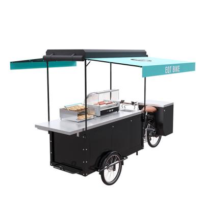 Limpeza fácil do carro bonde do alimento do trotinette com grande espaço da operação do produto