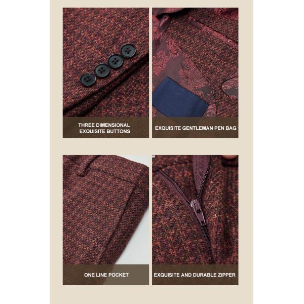 7 Days Sample Order Lead Time Support Men's Groom Wedding Slim Dress Wool Suit Customized