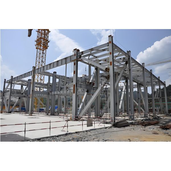 300tons/Node Power Plant Steel Structure Q355B ASTM Industrial Structural Fabrication