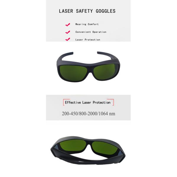 YAG IPL 200nm 1064nm Wavelength Absorption Laser Protective Eyewear