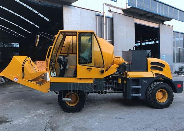 Volumetric Mobile Small Self Loading Concrete Mixer Truck Right Hand Drive Type