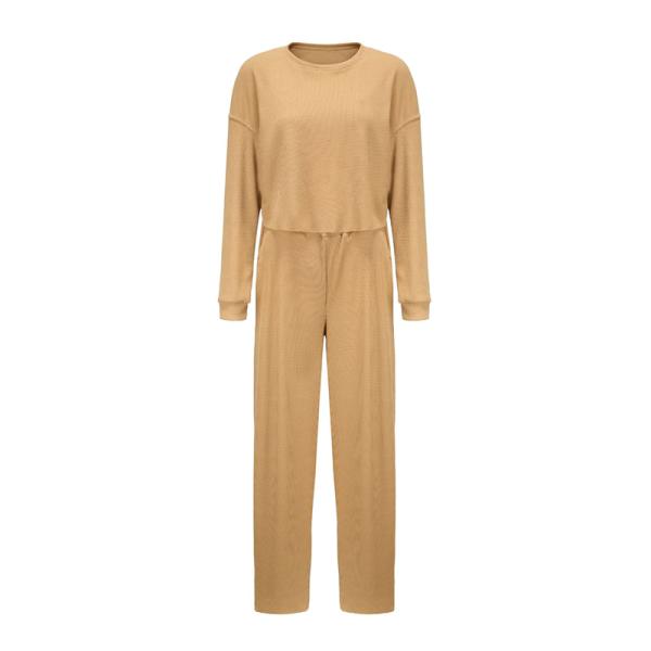 Solid Color Two Piece Sets 2XL Sportswear Tracksuits For Women