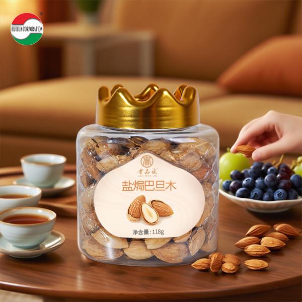 Tapa de corona, tarro de plástico, tarro de caramelos, material de grado alimenticio, material de grado alimenticio, cilindro de plástico transparente para botella, productos nutricionales para la salud