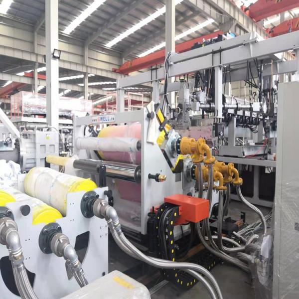 450-1500kg/h PET熱形状シート生産ライン PET,結晶化と乾燥プロセスなしで2つのスクリュー設計