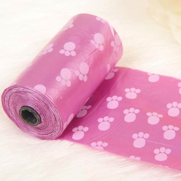 Покрашенные Биодеградабле сумки отхода любимца, Ресиклабле корма собаки кладут материал в мешки ХДПЭ