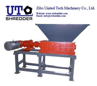 high capacity Paper tube, fiber drum, cardboard barrel, fiber container recycling - Double shaft paper shredder crusher