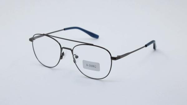 Fashion Designer Metal Optical Glasses Frame Anti Blue Light Computer Glasses Eye Protection for Men
