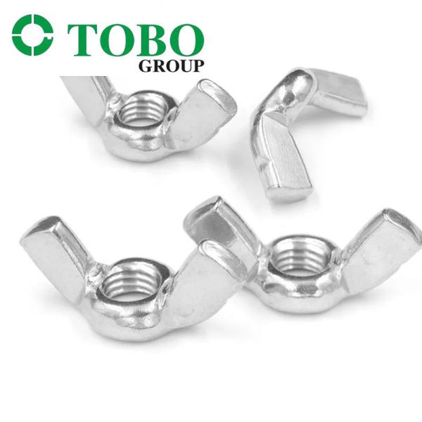DIN315 Carbon Steel Galvanized Zinc Plated 4/8 Grade Wing Nut / Butterfly Nut