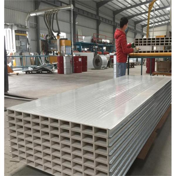 Hollow Fireproof Glass Magnesium Board Color Steel Sandwich Panels