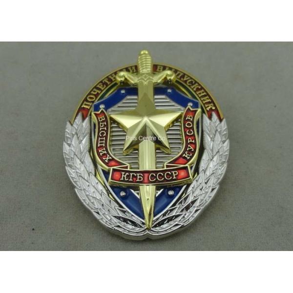 Zinc Alloy Synthetic Enamel Police Badges for Anniversary Celebration