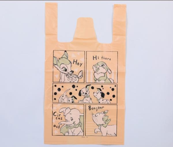Customizable Plastic Printed Vest Carrier Bags Support 8 - 15kg Load Capacity