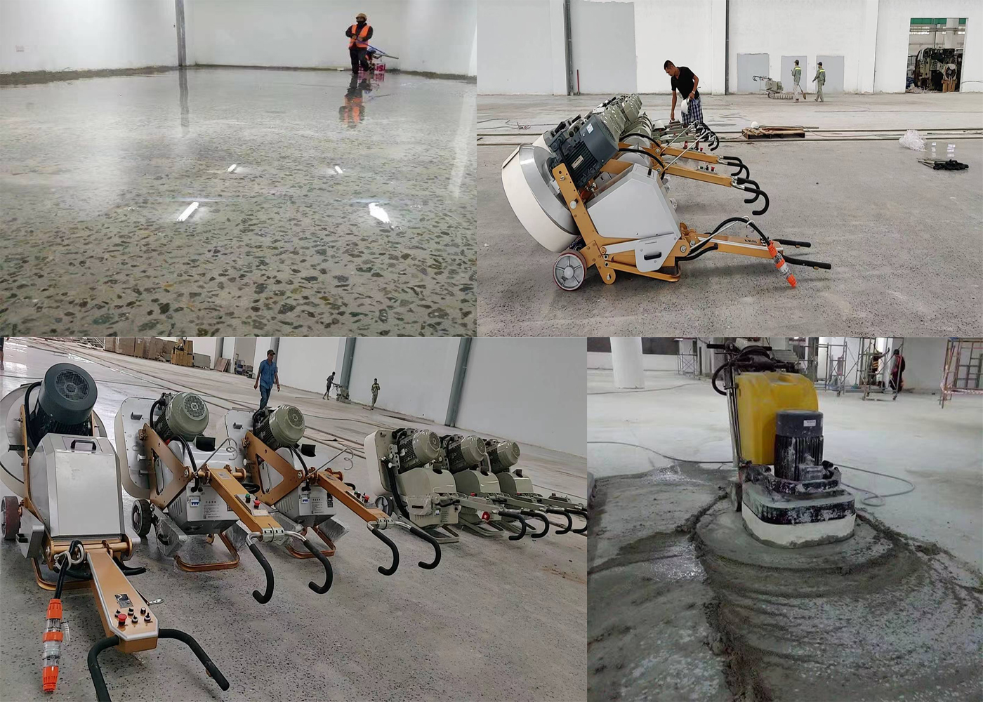 Конкретный меля полировщик пола Terrazzo с шириной 650x650mm работы
