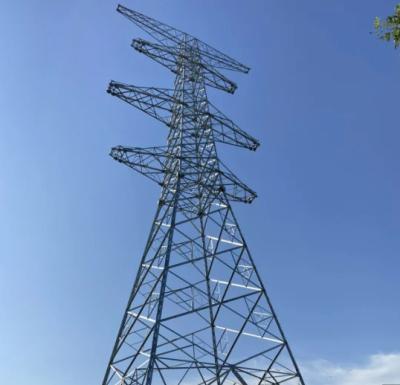 Linha de transmissão torre do aço Q235B Q345B Q420 da estrutura