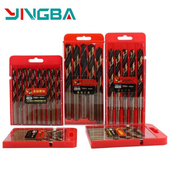 Manufacturer  High Quality Metal Twists Drill Bits with Hexagonal Shank for Stainless Steel Iron Metal Drilling Tools