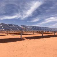 au sol photovoltaïque de panneau solaire de la rangée 60m/S montant des systèmes