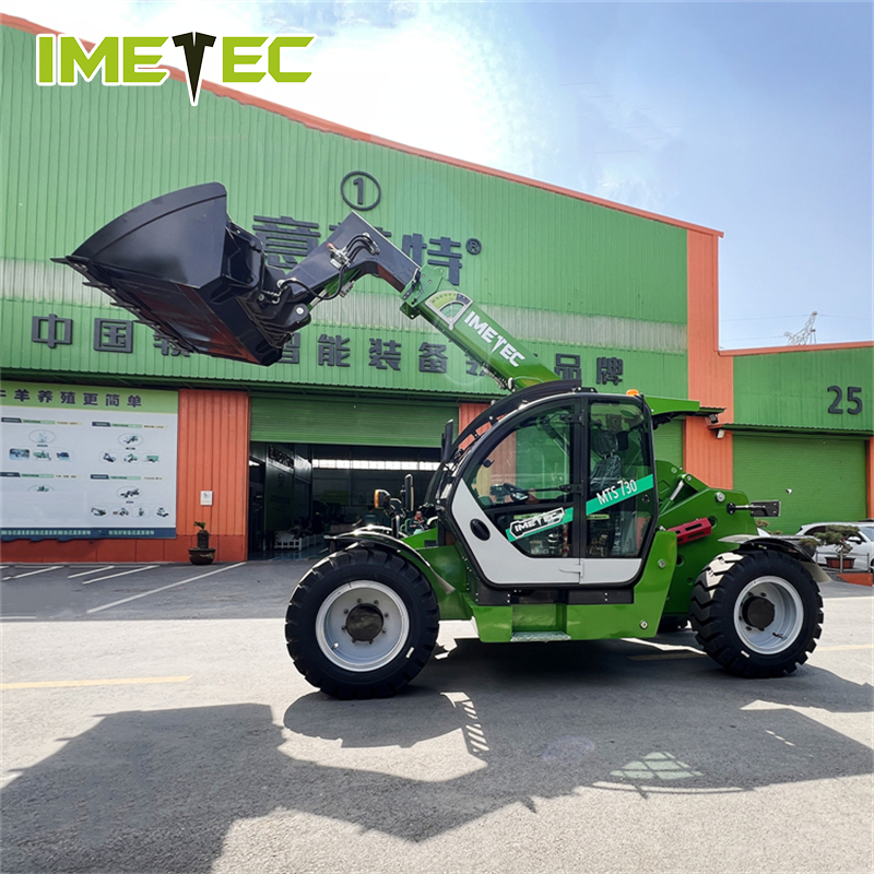 Heavy Duty Telescopic Forklift 4 Ton Mining Port Telehandler 10800kg for Ore Container Bulk Material