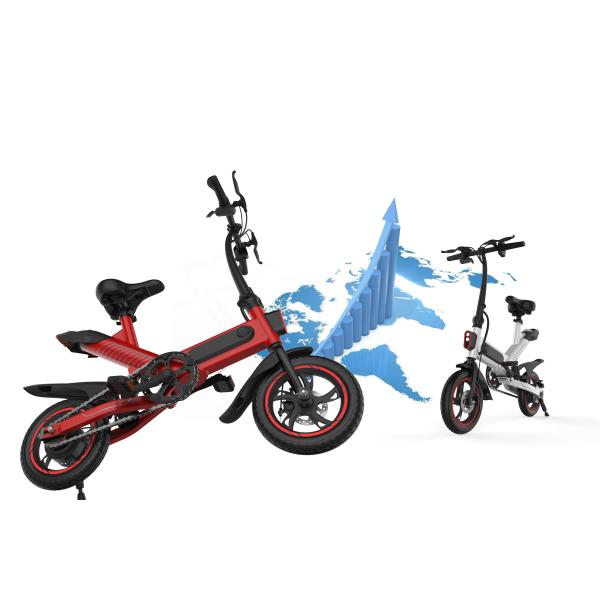 36V 10AH Folding Smart Bike , Fold Up Electric Bike Aluminium Alloy Frame