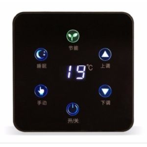 Linkage Underfloor Heating Wall Thermostats Toughened Glass Double Control