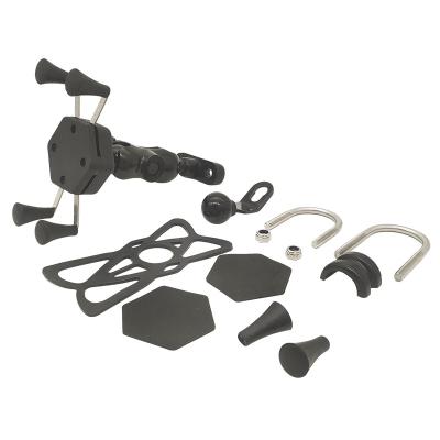 OEM 6 Sides Long Leg X Claw Motorcycle Phone Mount For Iphone 0.45kg