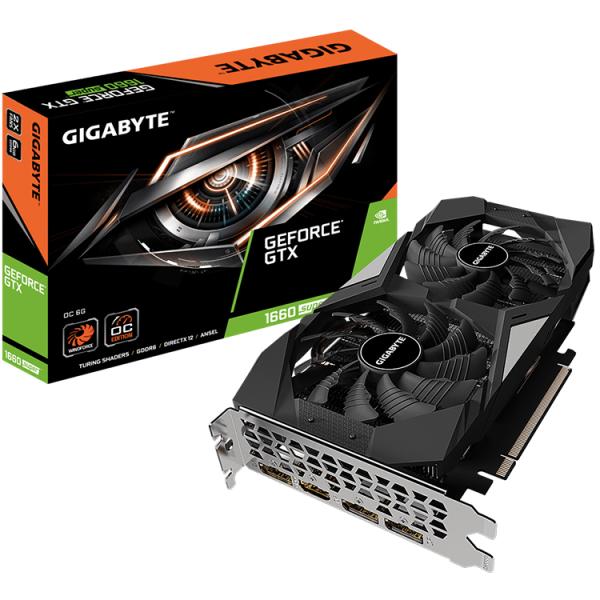 14000 MHz 6G Graphics Card 6GB GDDR5 192 Bit Memory GIGABYTE Nvidia GTX 1660 OC