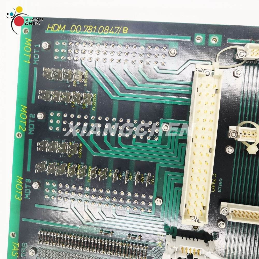 Original 00.781.0847 Backplane Printed Circuit Board Electronic Board for Heidelberg Offset Printing Machine Parts