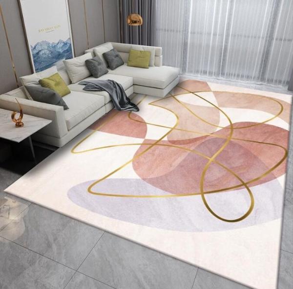 Light Luxury Crystal Velvet Full Paving Sofa Bedroom And Living Room Floor Carpets