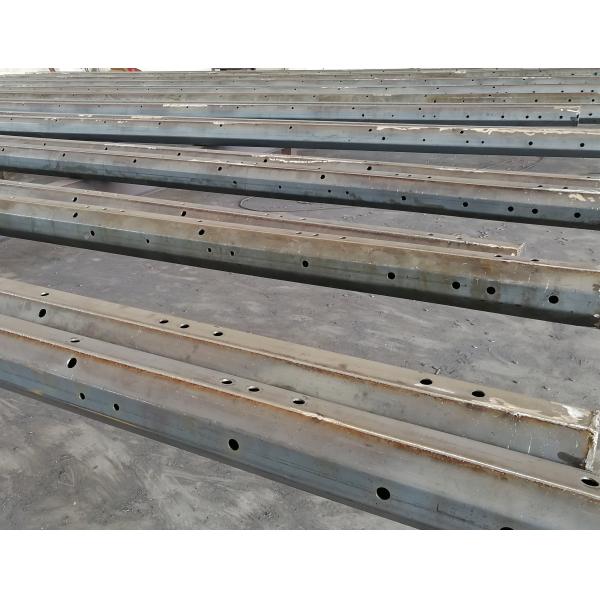 35FT 40FT Smart Electrical Distribution Steel Pole Galvanised Steel Posts 350KGF