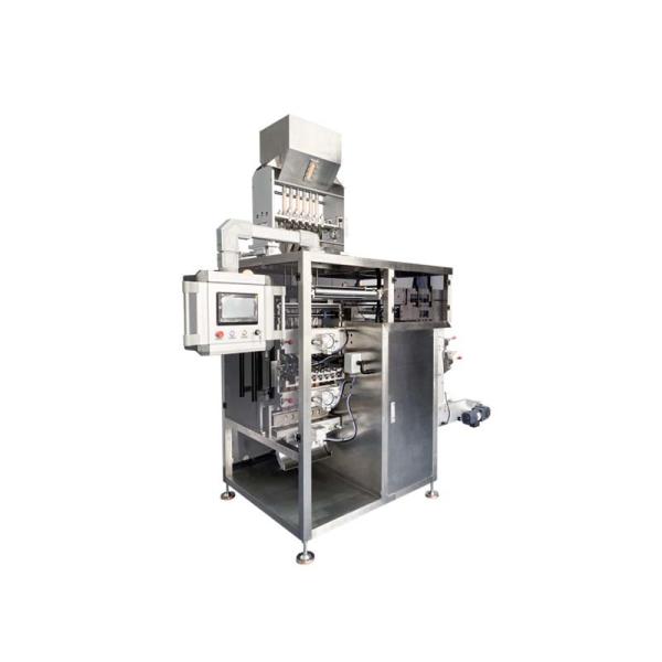 4 Máquina de embalaje de bolsas de sello lateral 1500x1300x2500mm 3.5KW