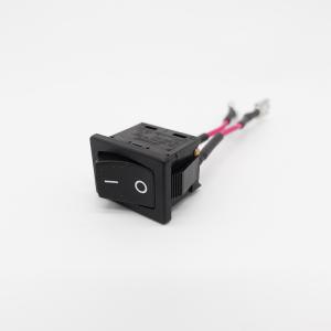 2 Pin Push Button Switches Cablagem Harness para carregamento de áudio e vídeo