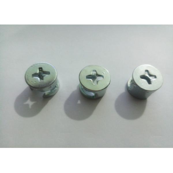 12MM Minifix Connecting Bolts , Furniture Cam Lock ISO9001 Certificated